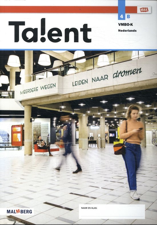 Max - Talent leerjaar 4 deel B vmbo-k 2020 leerwerkboek