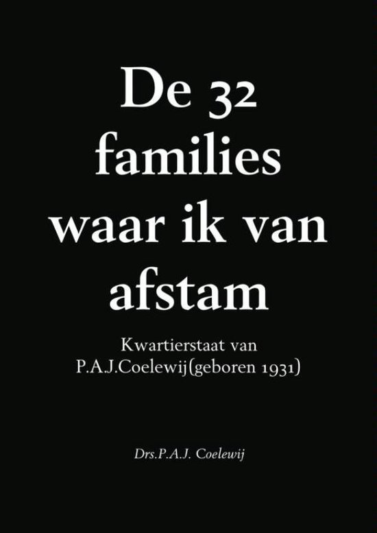 De 32 families waar ik van afstam