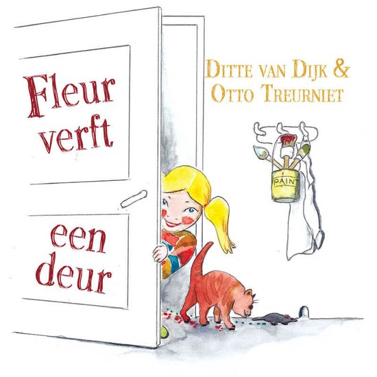 Fleur verft een deur & groenteFleur