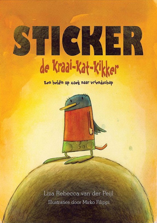 Sticker de Kraai-Kat-Kikker