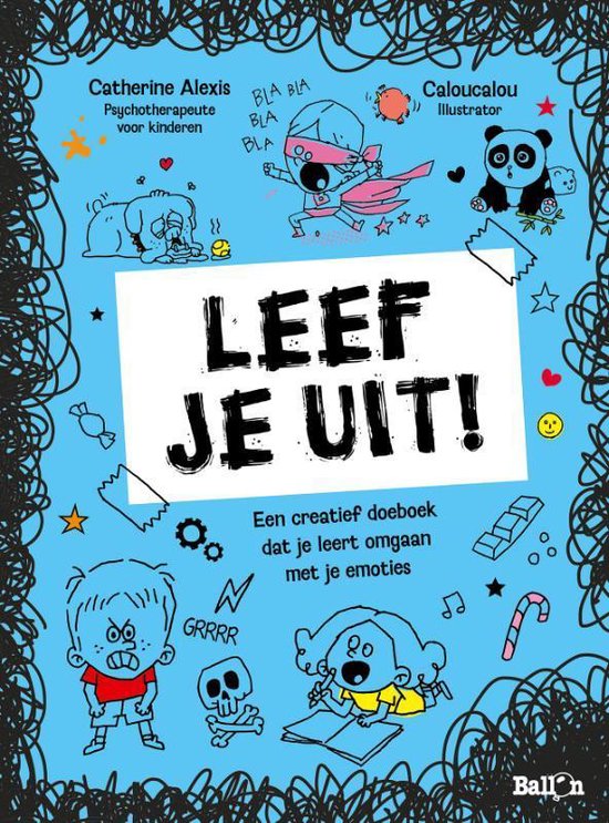 Leef je uit! (blauw)