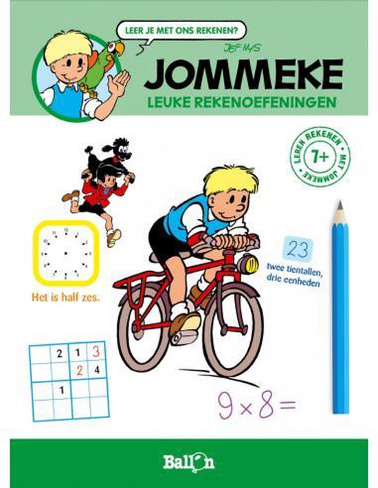 Schrijven en rekenen met Jommeke - Jommeke - Eerste rekenoefeningen (7+)