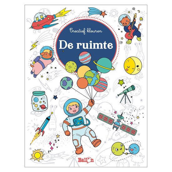 Creatief kleuren Junior 1 - De ruimte