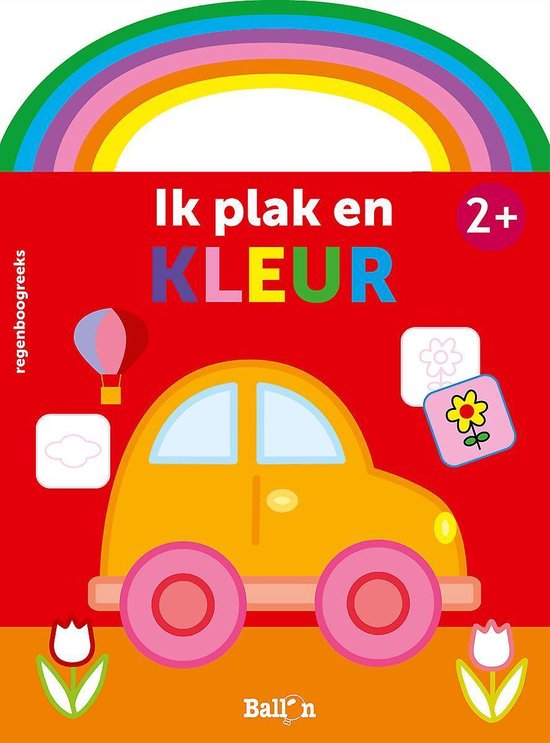 Regenboog 1 - Ik plak en kleur 2+