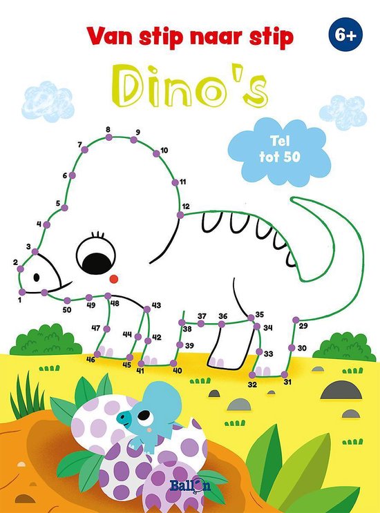 Van stip naar stip dino's