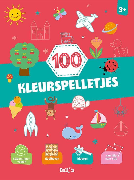 100 spelletjes 1 - 100 kleurspelletjes 3+