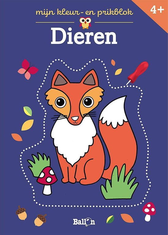 Kleur- en prikblokken 0 - Dieren