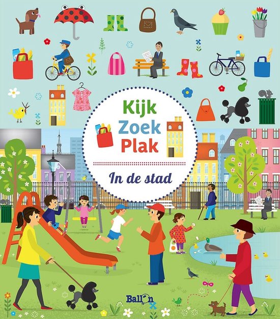 Kijk, zoek, plak 1 - In de stad