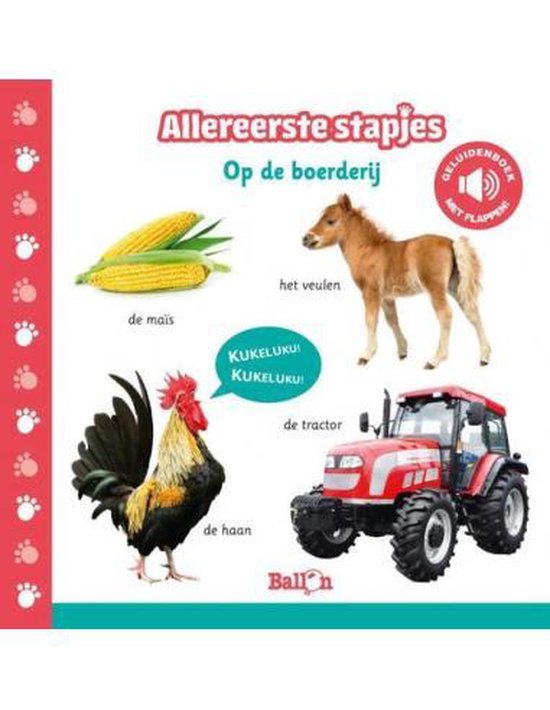 Geluidenboekjes - Allereerste stapjes - Op de boerderij