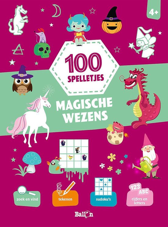 100 spelletjes 1 - Magische wezens