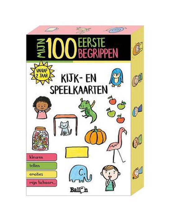 Kijk- en speelkaarten 0 - Mijn 100 eerste begrippen