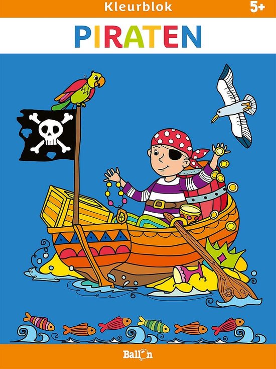 Kleurblokken 1 - Kleurblok Piraten