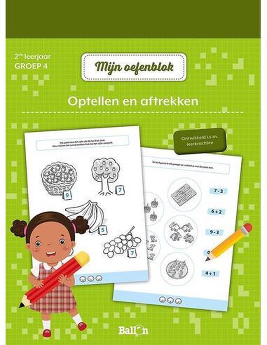 Mijn oefenblok 0 - Optellen en aftrekken 2de leerjaar - groep 4