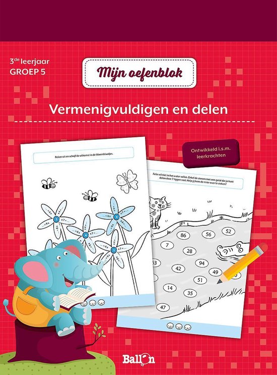 Mijn oefenblok 0 - Vermenigvuldigen en delen 3de leerjaar - groep 5