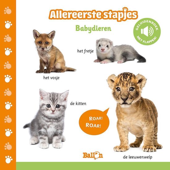 Geluidenboekjes - Allereerste stapjes 0 - Babydieren