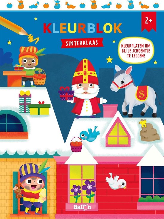 Sinterklaas 1 - Kleurblok Sinterklaas