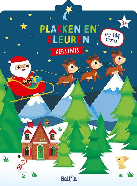 Kerstmis 1 - Kerstmis - Plakken en kleuren