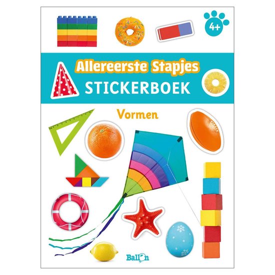 Allereerste stapjes 0 - Stickerboek vormen 4+