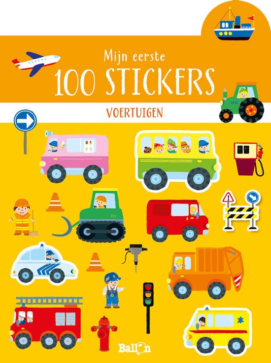 Mijn eerste 100 stickers 0 - Voertuigen