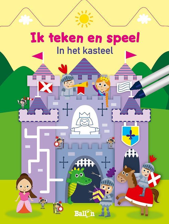 Ik speel en leer (wipe & clean) 1 - Ik teken en speel - In het kasteel