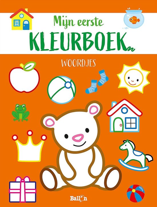 Mijn eerste kleurboek 1 - Woordjes