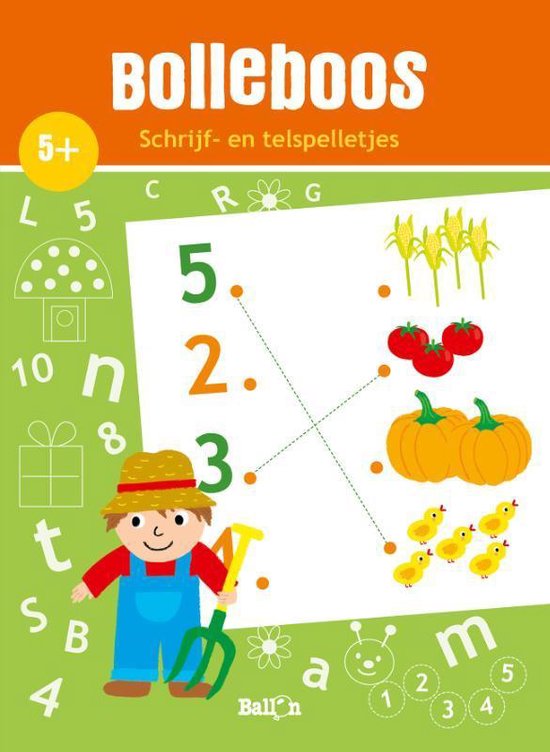 Bolleboos 0 - Schrijf- en telspelletjes 5+