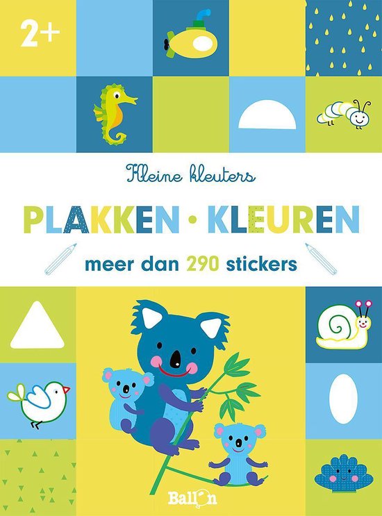 Kleine Kleuters 1 - Plakken en kleuren 2+