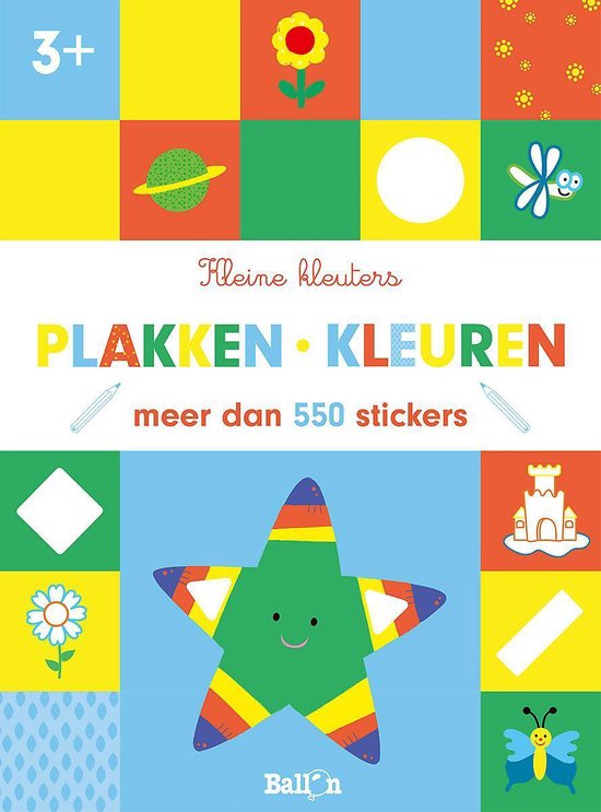 Kleine Kleuters 1 - Plakken en kleuren 3+