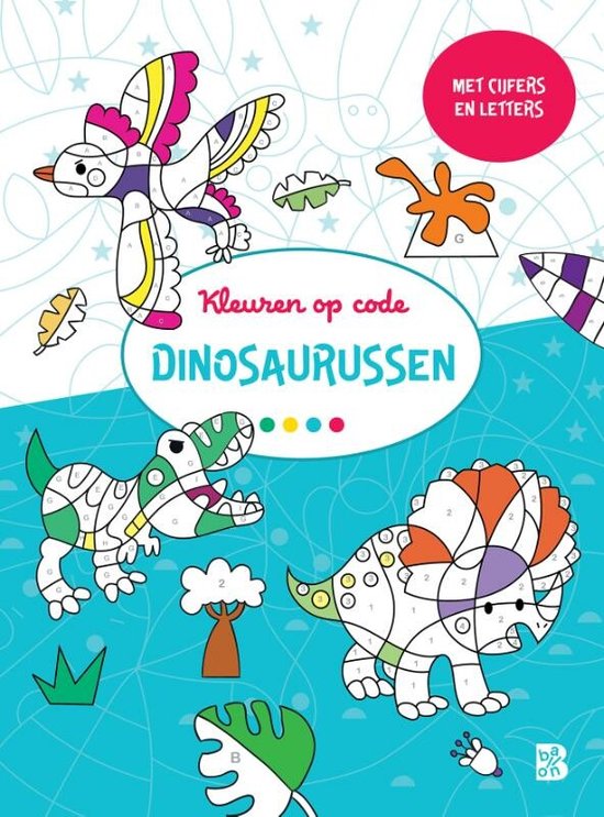 Kleuren op code: dino's