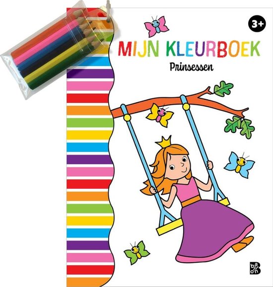 Kleurboek met kleurpotloodjes 1 - Prinsessen