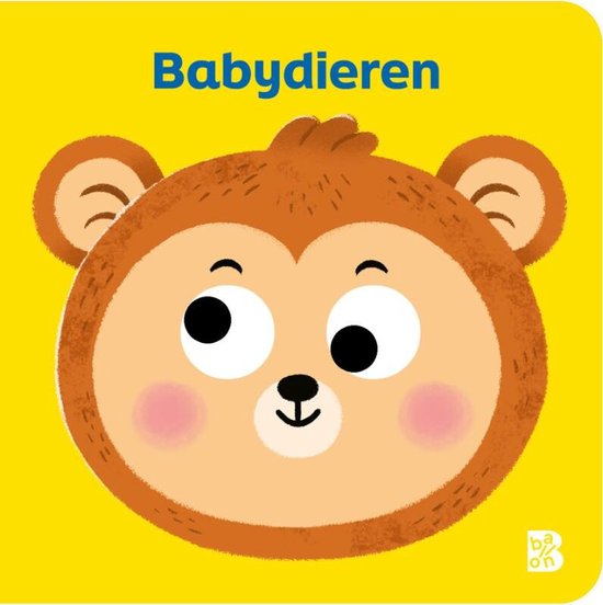 Kartonboek met wiebeloogjes 1 - Babydieren