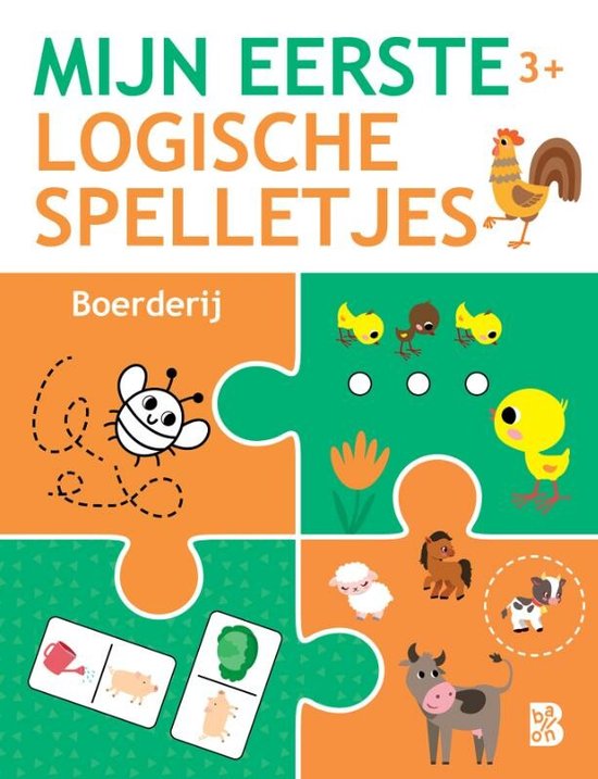 Logisch denken 1 - Mijn eerste logische spelletjes 3+ Boerderij