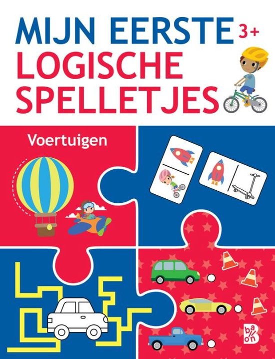 Logisch denken 1 - Mijn eerste logische spelletjes 3+ Voertuigen