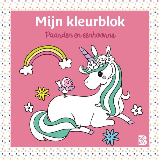 Mijn kleurblok: Paarden en eenhoorns