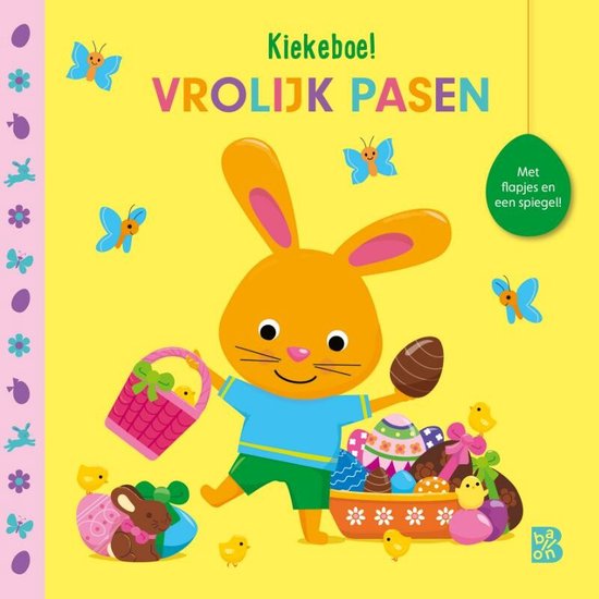 Pasen 1 - Flappenboek met spiegeltje Pasen