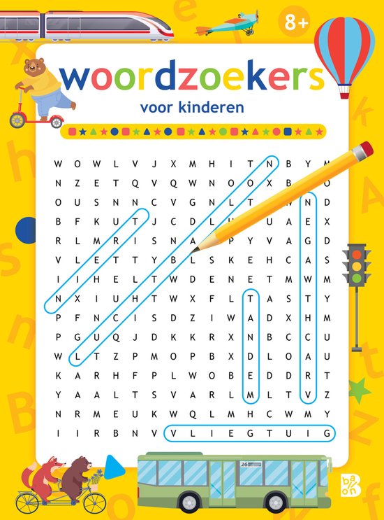 Puzzelboeken 1 - Woordzoekers 8+