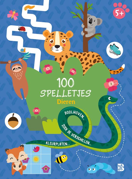 100 spelletjes 1 - 100 spelletjes dieren 5+