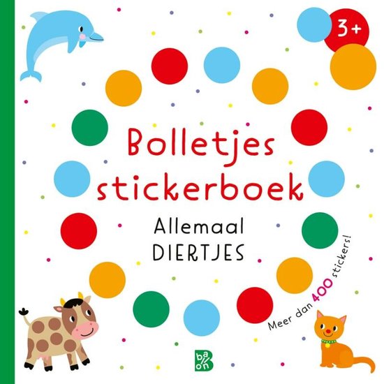 Bolletjesstickerboek 1 - Allemaal diertjes!