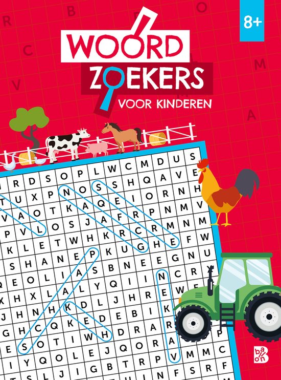 Puzzelboeken 1 - Woordzoekers voor kinderen 8+