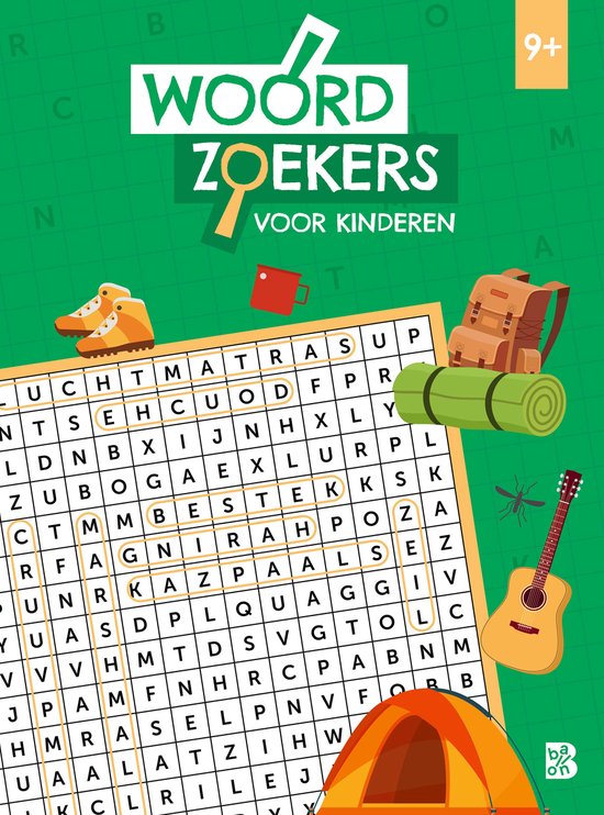 Puzzelboeken 1 - Woordzoekers voor kinderen 9+