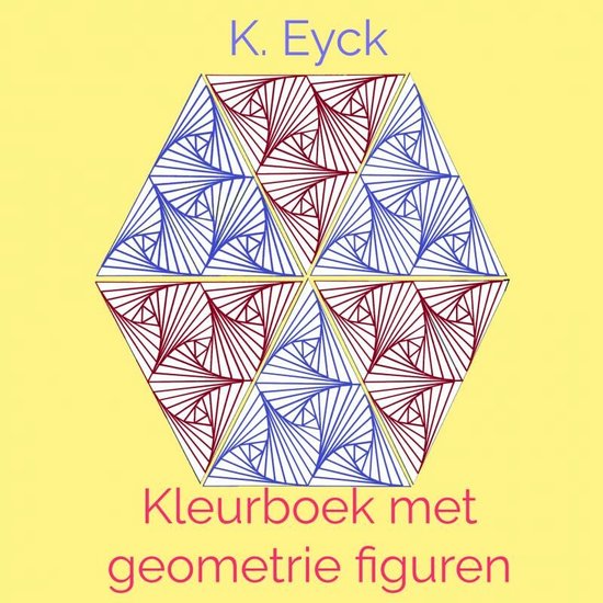 Kleurboek met geometrie figuren