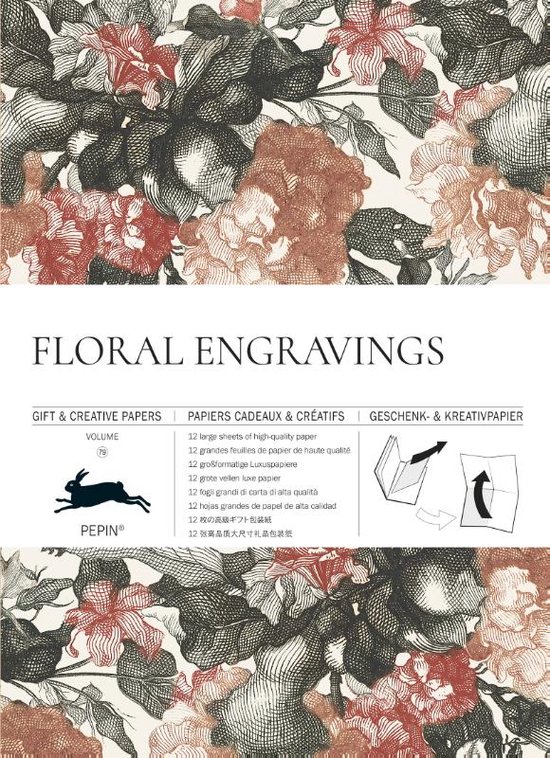 Gift & creative papers 79 - Floral Engravings Volume 79