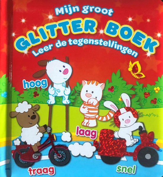 Mijn groot glitter boek - Leer de tegenstellingen