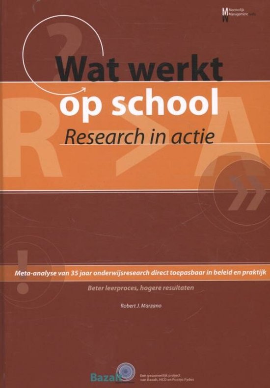 Wat werkt op school Research in actie