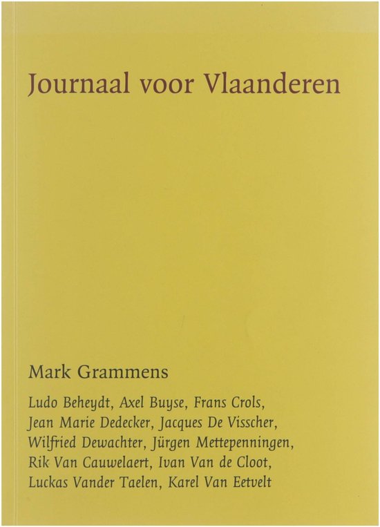 Journaal voor Vlaanderen