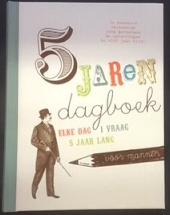 Vijfjarendagboek mannen