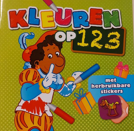 Kleuren en Plakken met Sinterklaas - Piet