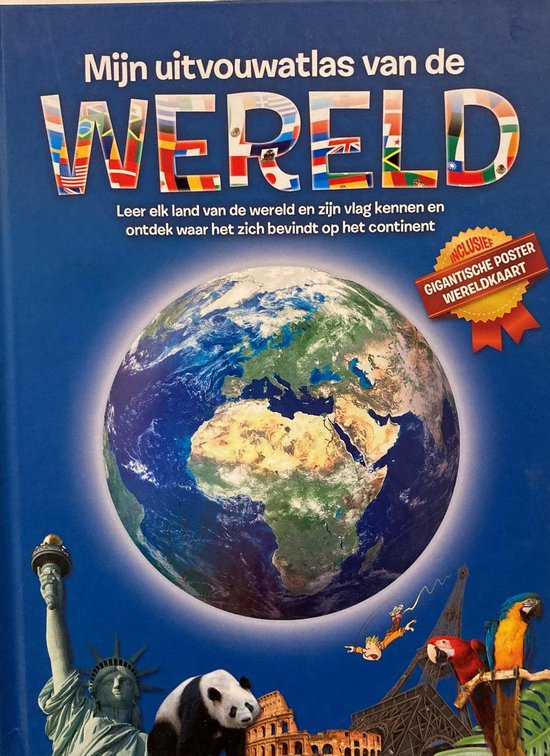 Mijn uitvouwatlas van de wereld