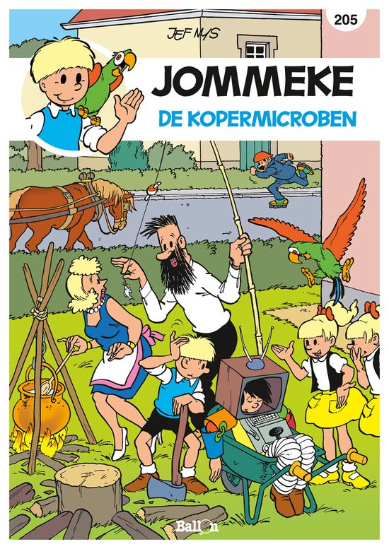 Jommeke strip - nieuwe look 205 - 205 De kopermicroben