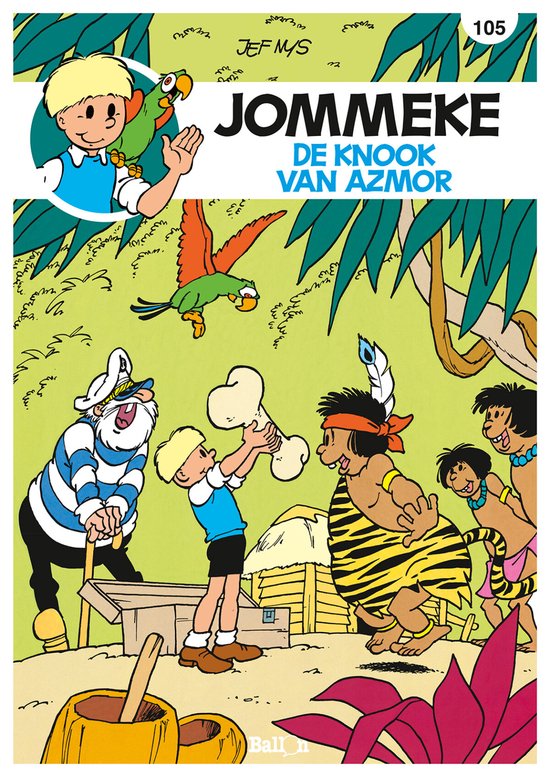 Jommeke strip - nieuwe look 105 - De knook van Azmor